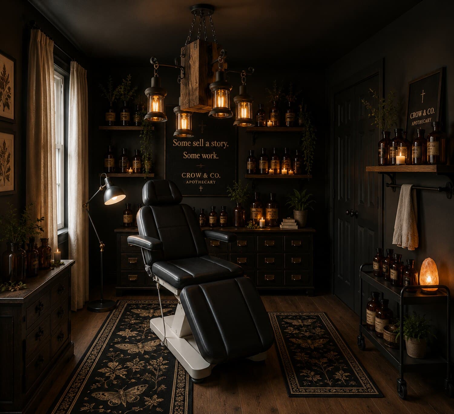 The aesthetic dermatology treatment room at Salmon Arm Aesthetics